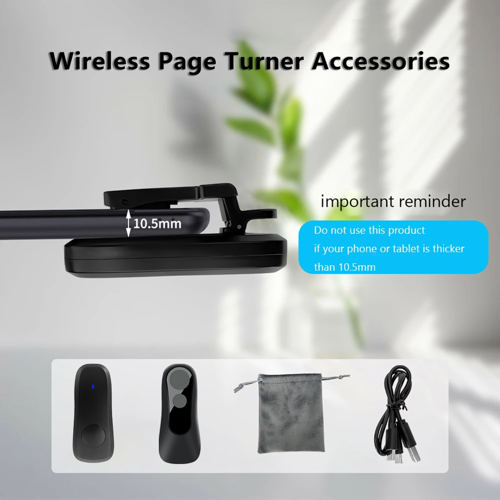 The cross-border wireless smart tablet novel page-turning device is compatible with the kindl e-book universal selfie mobile phone controller Specification drawing