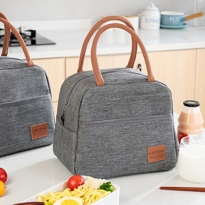 New manufacturer's supply of cationic aluminum foil cotton lunch bento bags, various styles of picnic working meal insulated bags full figure