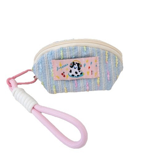 4951 Cute cream-colored earphone case, shell-shaped earphone case, storage bag, coin purse, cosmetic clutch Item Picture