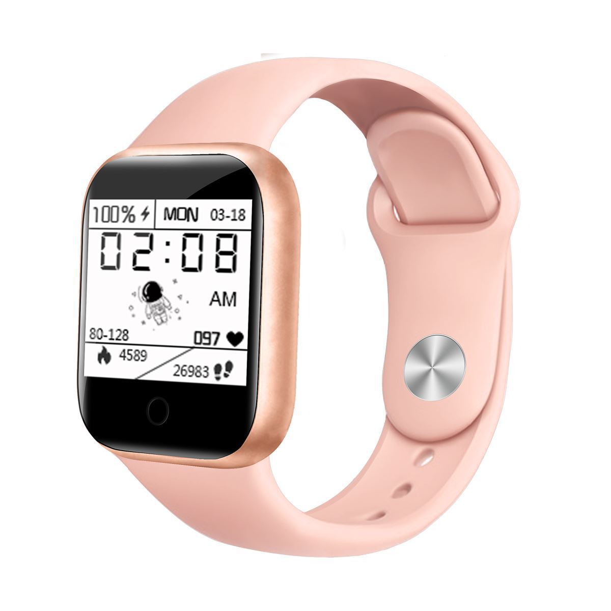 Y68 Color screen Smart Bracelet, sports Bluetooth electronic heart rate bracelet, blood oxygen and blood pressure health monitoring gift, cross-border details Picture