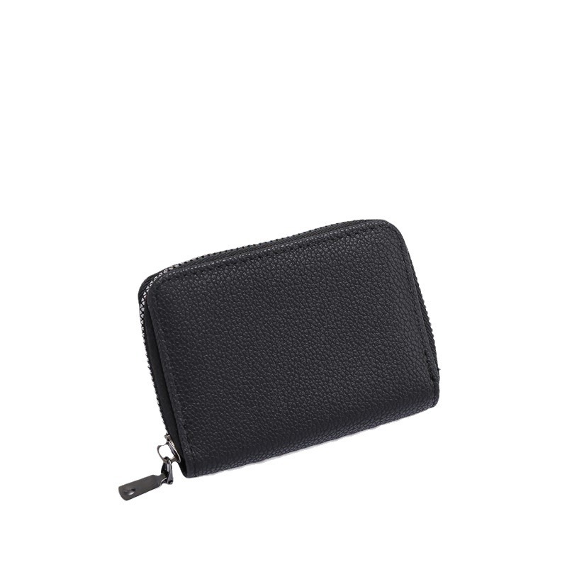 Korean mini fashionable wallet, loose change bag, access control card case, large-capacity short women's key case, card case, coin case Item Picture
