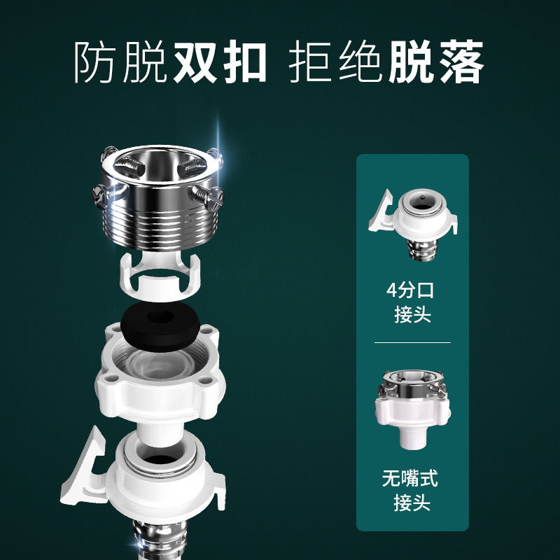 Starting point: Universal fully automatic washing machine water inlet pipe extension, water supply pipe extension, water connection hose joint accessories details Picture