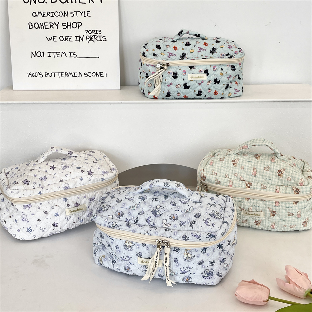 54131 [Copyrighted Edition] Makeup Bag for Girls, Cartoon, Cute, Portable, large-Capacity travel items Storage Bag, handbag Specification drawing