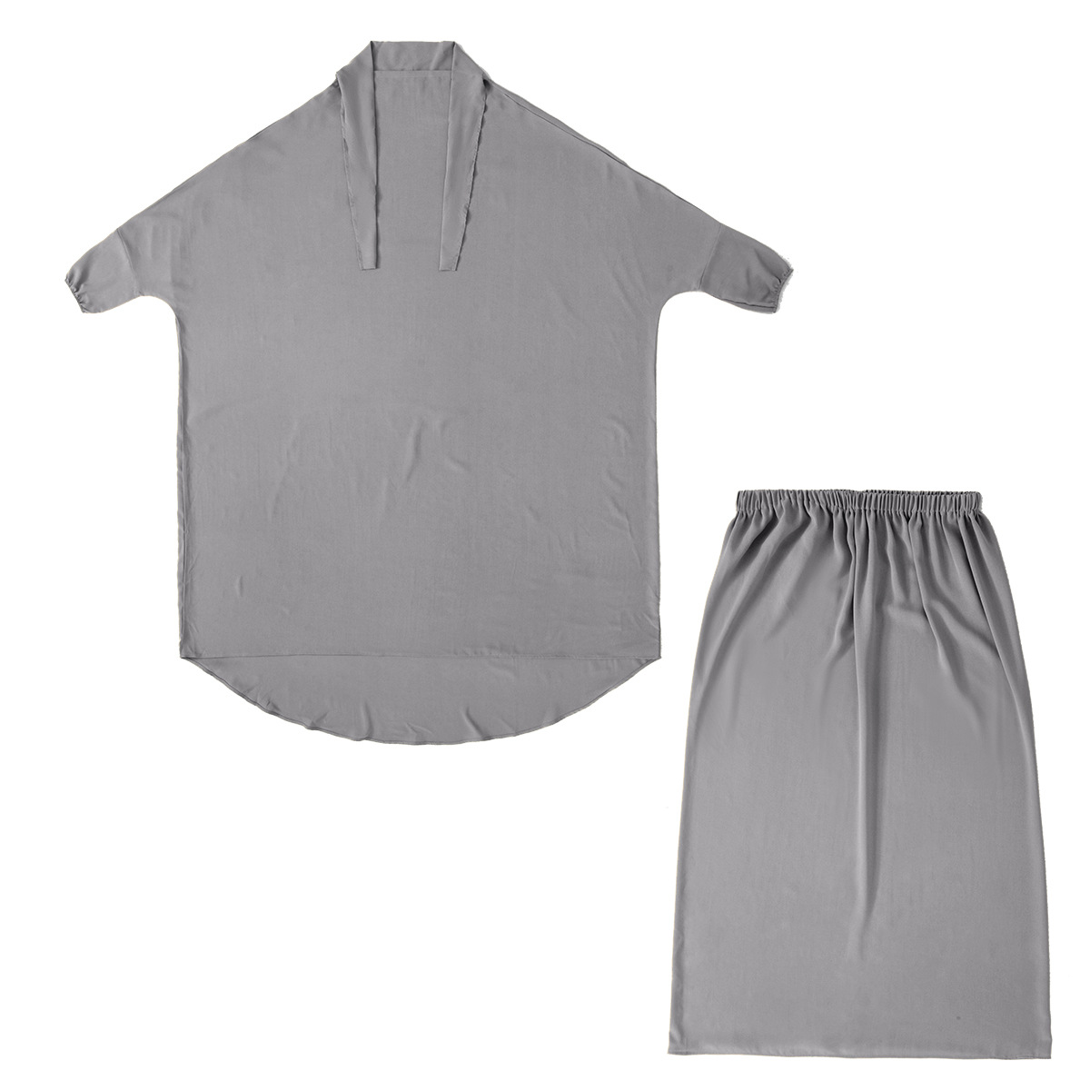 Factory stock: Women's ice silk wrinkled solid color hooded conservative batsleeve robe, Middle Eastern Muslim large robe is selling well again. abaya robe Women's hooded Muslim style Item Picture