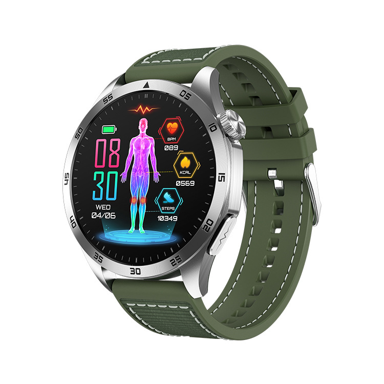 The 2025 new ET485 smartwatch features ECG, Bluetooth call, AMOLED micro-physical examination and emotion functions Specification drawing