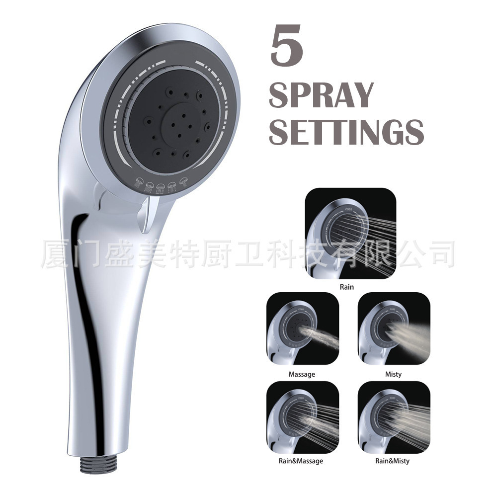 Japanese Amazon micro-bubble showerhead, Douyin booster 5-speed water heater showerhead set, American handheld shower flower Application Scenario