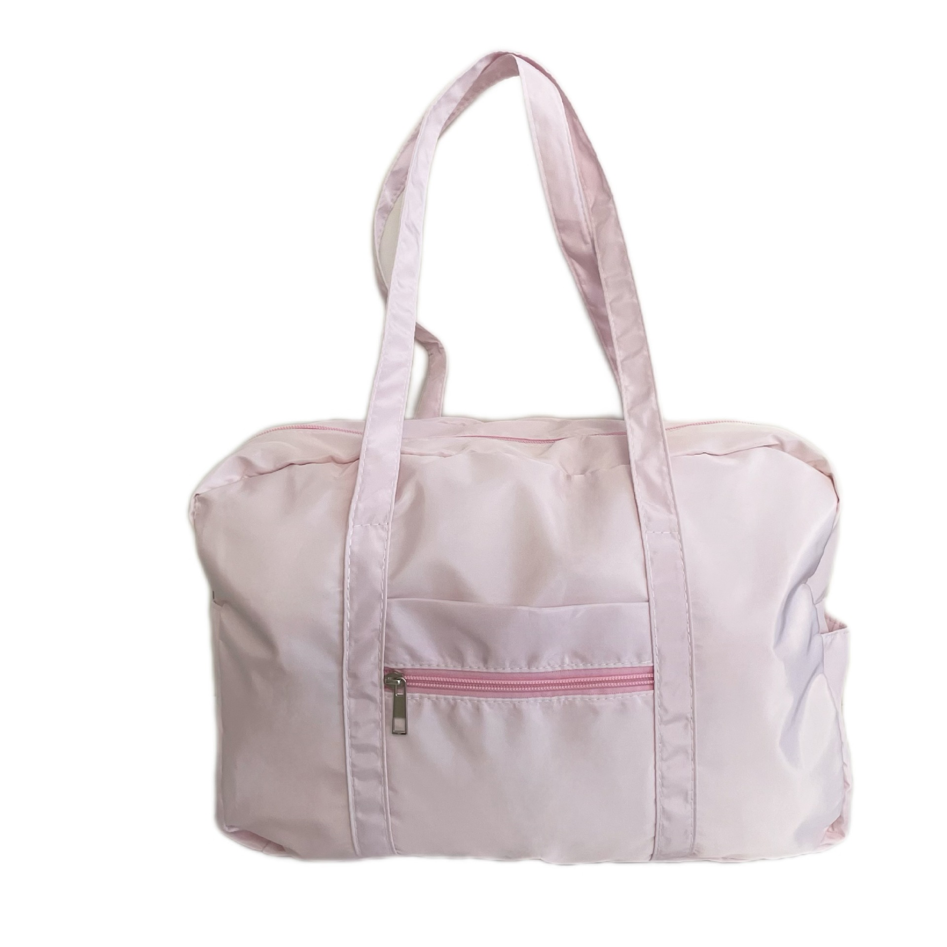 Short trip nylon travel bags, simple and large-capacity sports bags, fitness bags, mommy bags, luggage bags, tote bags for women Item Picture