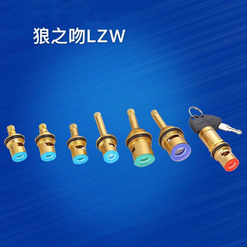 Faucet valve core, single cold core, ceramic plate, 304 stainless steel valve core, quick-opening faucet Angle valve, copper valve core details Picture