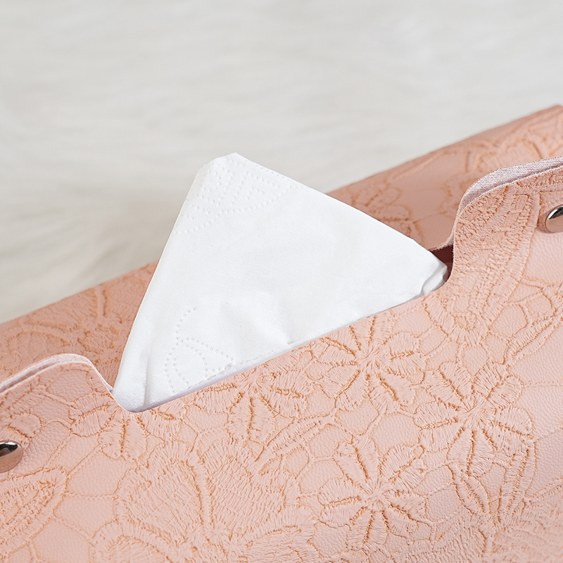 High-end tissue box, ins home living room table, creative napkin and tissue box, cross-border gift details Picture