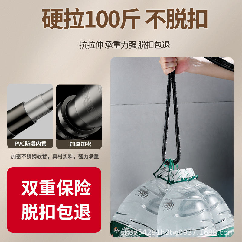 Gun ash shower hose, wine hose, rain shower head, water pipe, bath water heater connection, copper cap, stainless steel shower pipe Application Scenario