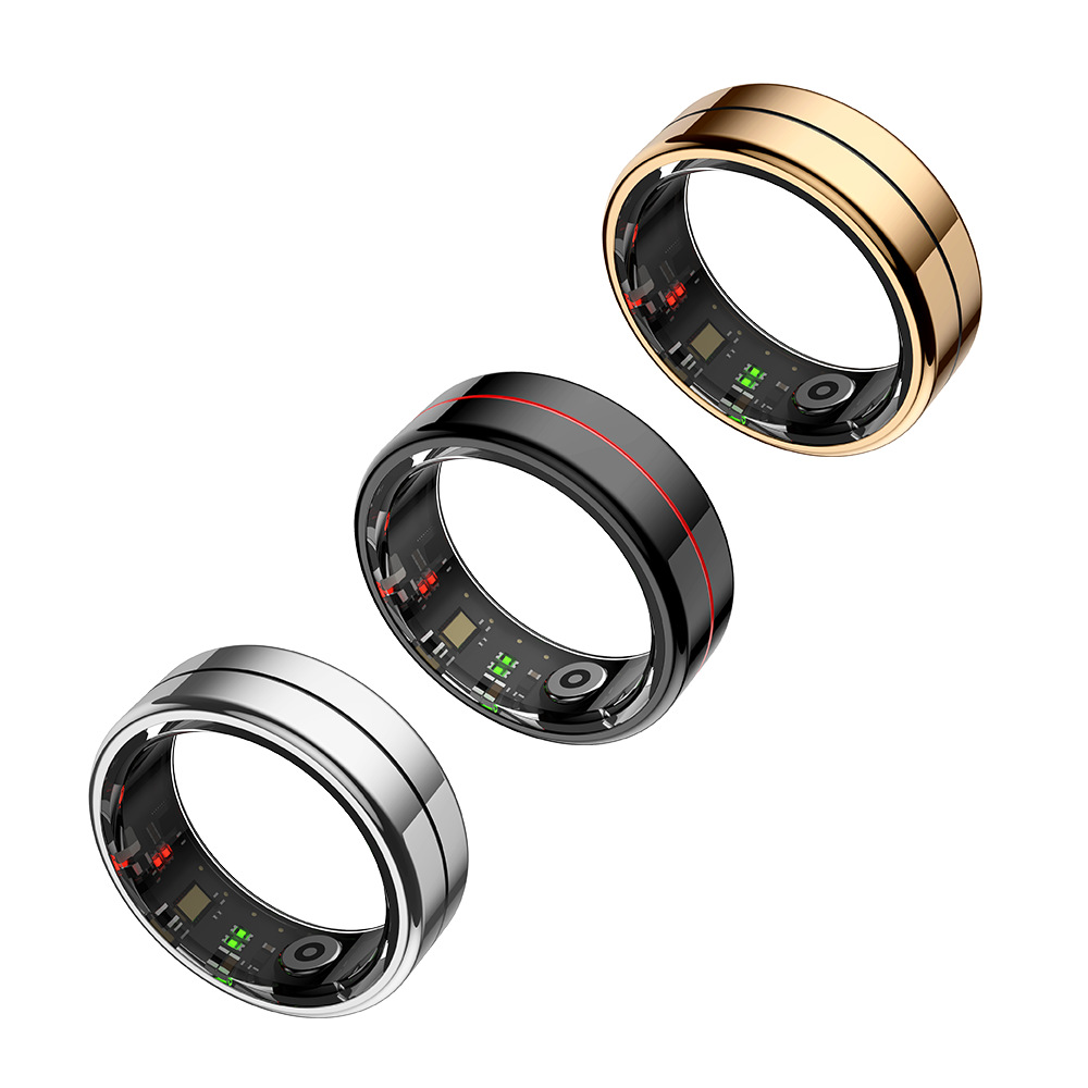 Cross-border bestseller R04 Photo-taking sports ring, Bluetooth monitoring, healthy sleep, heart rate, blood oxygen and pressure smart ring Item Picture