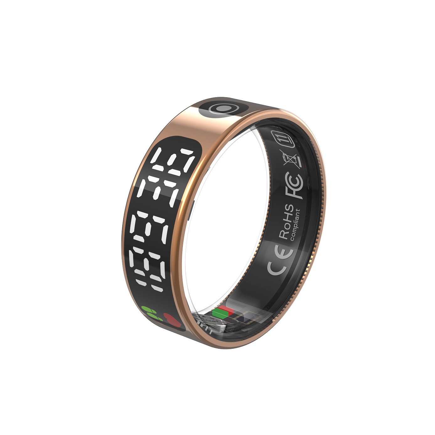 The new cross-border smart ring TK9 features a touch screen for heart rate, blood oxygen, sleep, Bluetooth step counting and water resistance details Picture