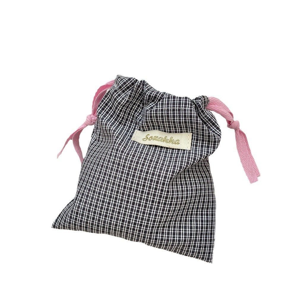 43222 InS-style drawstring bag, portable sundries, cosmetics and lipstick storage bag Item Picture