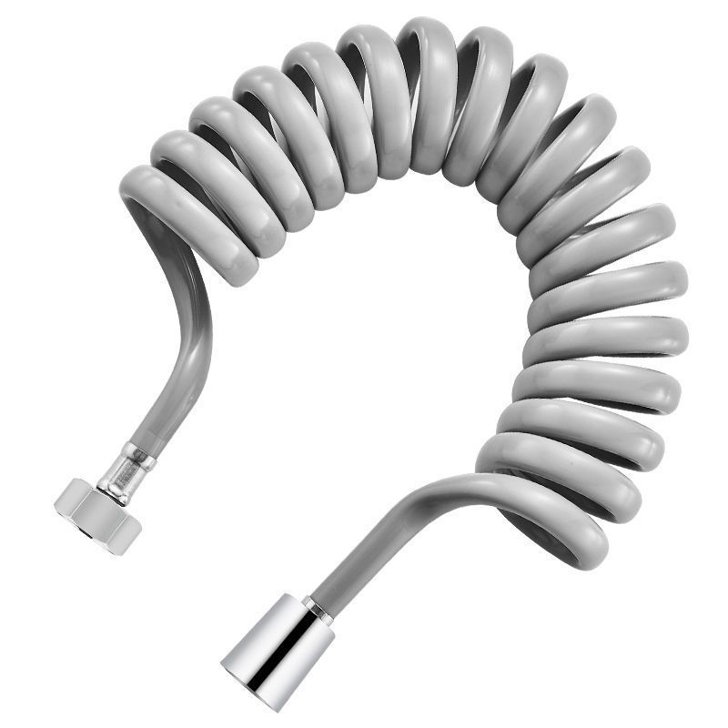 Telescopic water pipe, toilet spray gun, explosion-proof flexible hose, telephone line pipe, spring extension pipe, cold and hot water inlet pipe, faucet connection Application Scenario