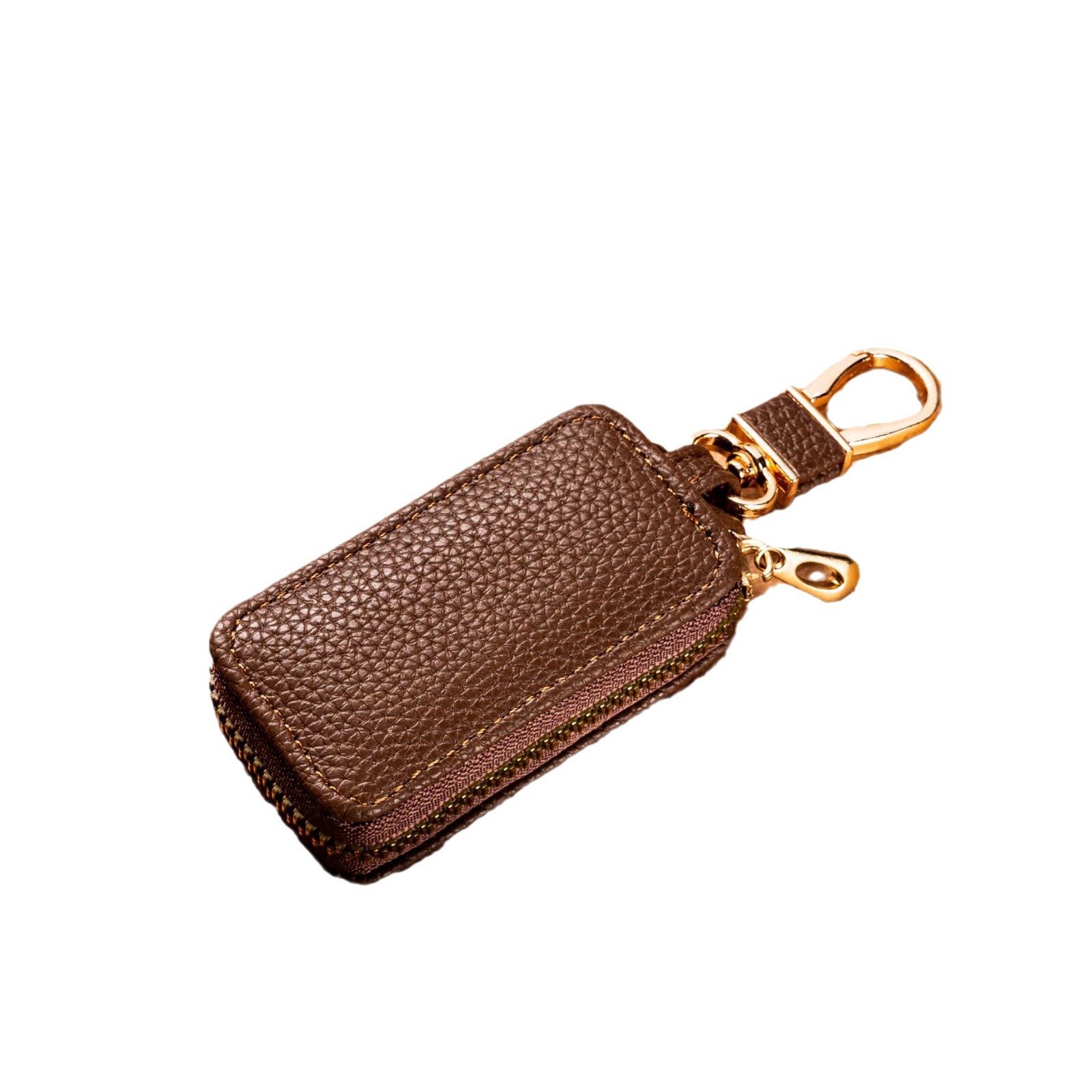 Cross-border fashion and creative zipper-style car key case, small and mini car key storage case, unisex Item Picture