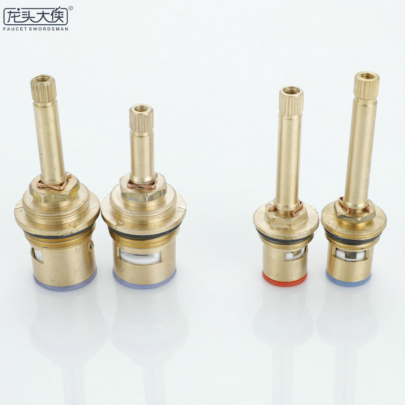 4-inch concealed valve core, 6-inch faucet ceramic plate valve core, stop valve core, copper extended valve core, faucet accessories details Picture