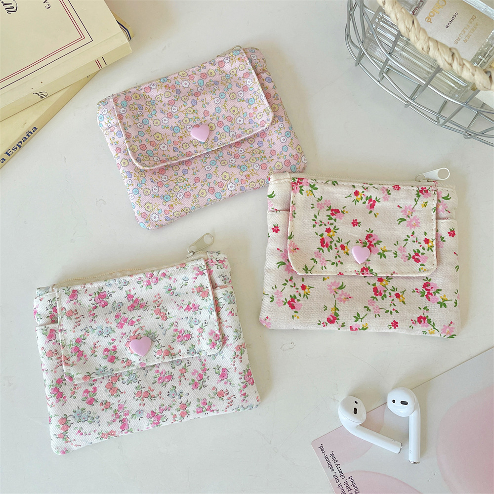 5681 Korean-style ins card case, versatile, large-capacity coin purse, miscellaneous bag, double-layered storage for ID cards and bank cards Specification drawing