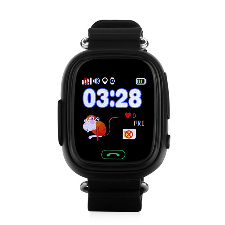 Supplying cross-border e-commerce Russian and English Q90 children's GPS positioning watches, mobile phone touch screens, SOS calls for students Item Picture