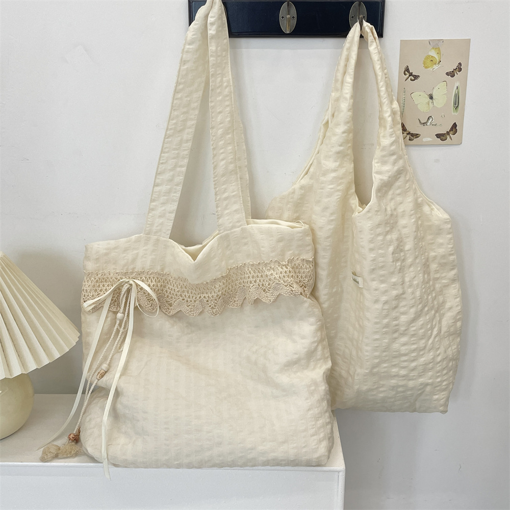 5592 ins High-end large-capacity underarm bag, work bag for women, student canvas shopping bag, shoulder bag, handbag full figure