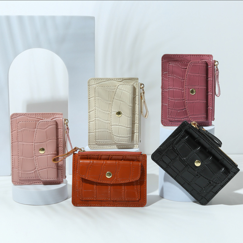 [Order-specific link, don't place the wrong order!]" Women's wallet, PU leather zipper, women's multi-slot logo Specification drawing