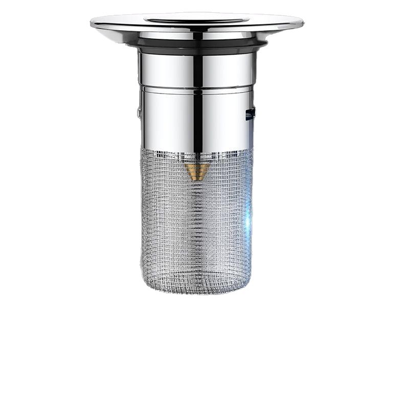 Washbasin leakage plug, universal washbasin bouncing core drain, washbasin filter screen anti-clogging press Item Picture