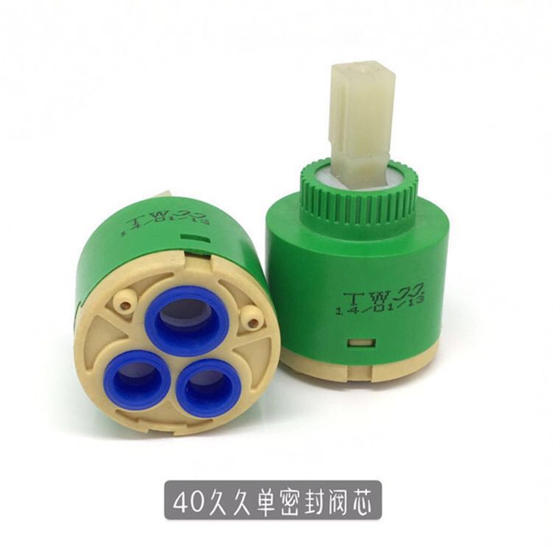 Faucet valve core washbasin single and double hole vegetable basin mixing valve, cold and hot universal constant temperature valve core 35#40# ceramic valve core Item Picture