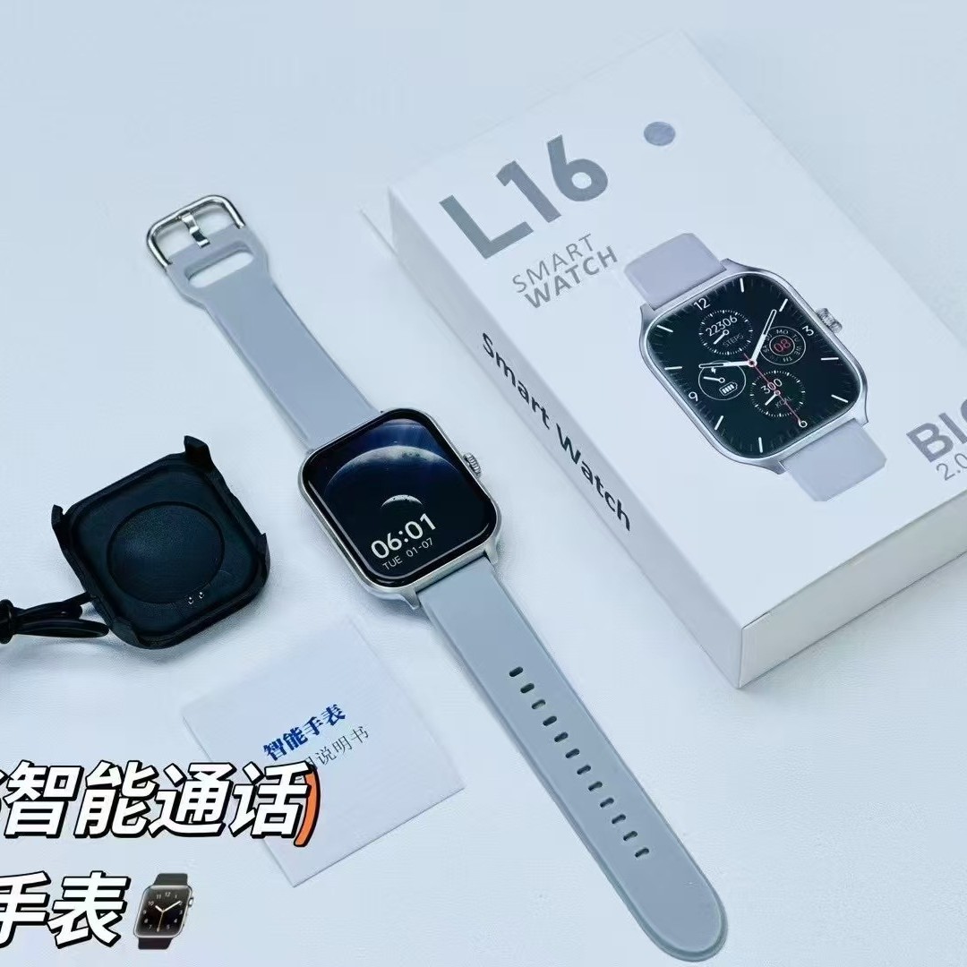 2025 Small Private Model L16 smartwatch GTS4 Bluetooth call, incoming call information reminder, exercise heart rate, step count details Picture