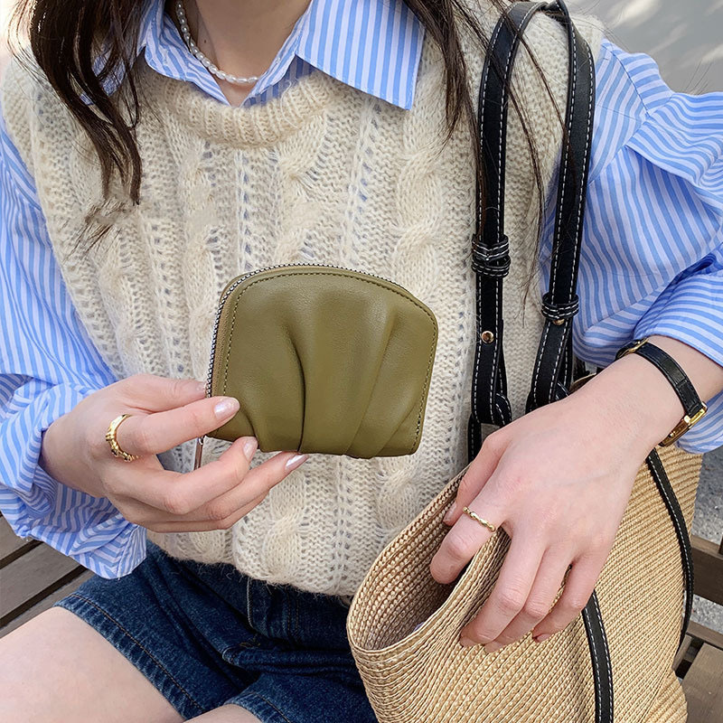 The new minimalist, cute and small WALLET from Ailun INS is a popular solid-color versatile coin purse and shell bag details Picture