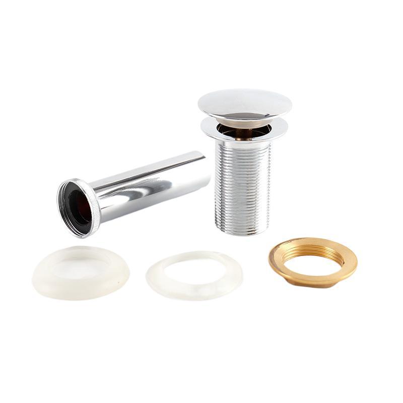 Manufacturer 1 1/4 "Copper 42 body electroplated jumping washbasin with drain hole Ceramic basin large cover 40 drain Item Picture