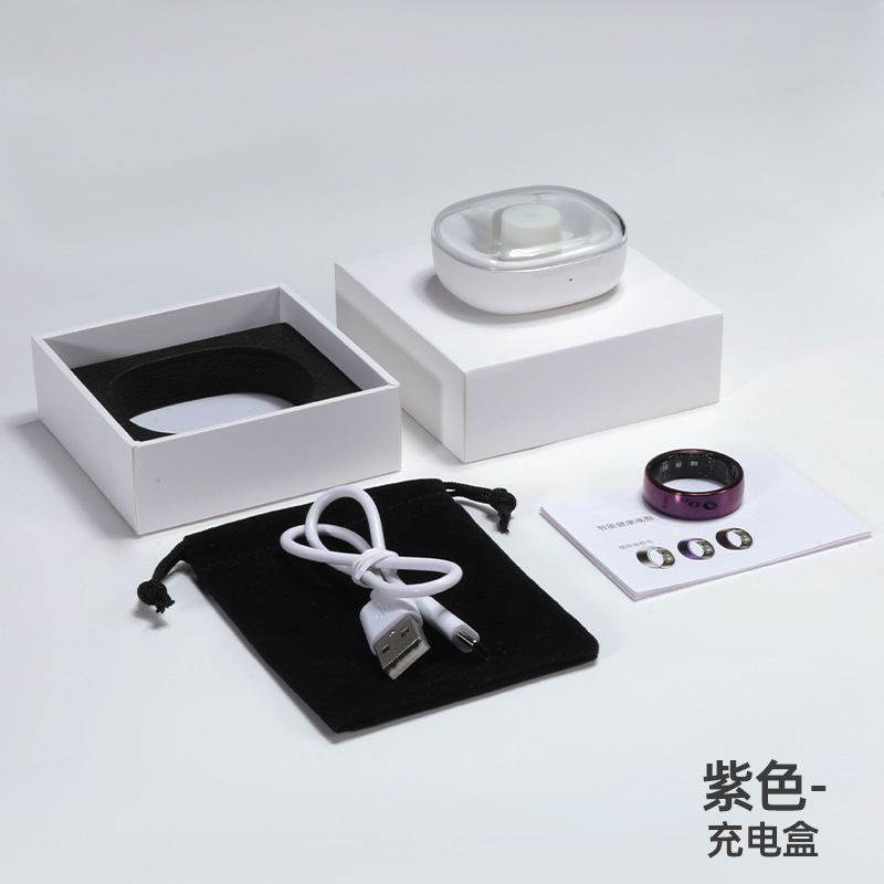 Heart rate, blood oxygen, blood pressure, physiological cycle, 24-hour sleep monitoring, adding friends, remote control taking photos, smart ring Application Scenario