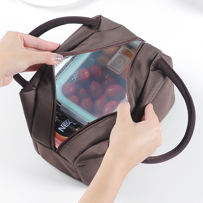 Cross-border Little Daisy student lunch box bag, Cartoon aluminum foil insulated bag, picnic bag, Children's lunch box bag, ice pack Specification drawing