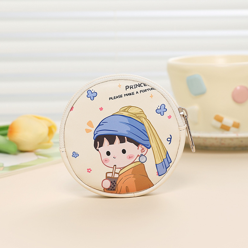 Cross-border cartoon silicone coin purse, cute mini silicone small bag, coin storage case, student portable headphone case Specification drawing