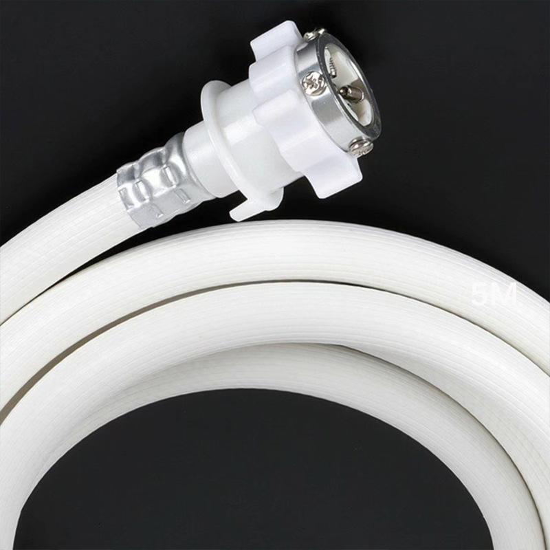 Wholesale PVC flexible hose for washing machine water inlet, 1.5m, 2m, 3m, 5m, fully automatic washing machine pipe, 6-inch water pipe Specification drawing