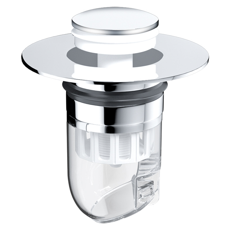 Washbasin face sink leak plug, washbasin bounce core drain, universal accessory, press-type anti-odor return little treasure Item Picture