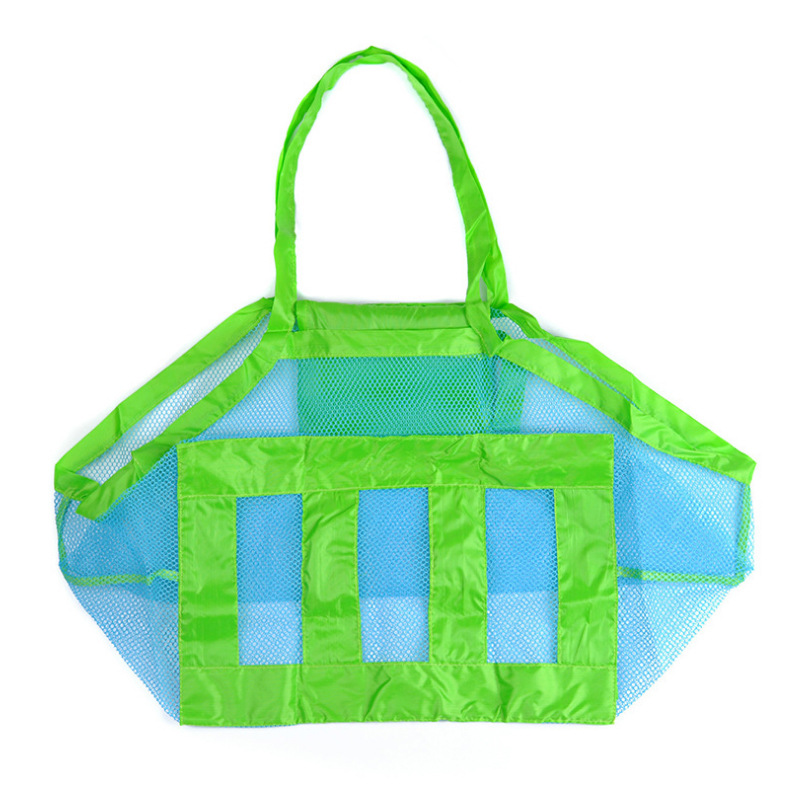 Cross-border outdoor grid foldable beach bags, children's toys, quick storage bags, sand-digging tools, and miscellaneous bags Item Picture