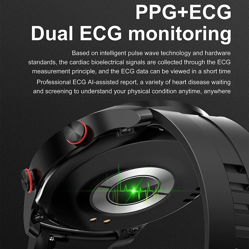 HW20 Smartwatch ECG+PPG business stainless steel strap Bluetooth call sports fitness smartwatch waterproof Specification drawing