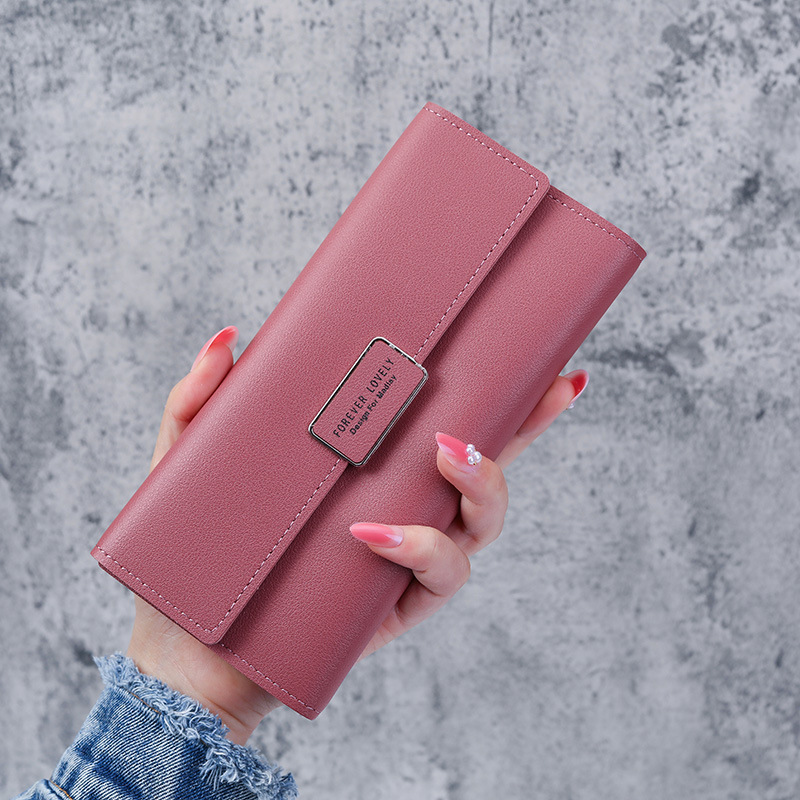 Long ladies' wallet, large-capacity clutch, multi-functional multi-compartment zipper bag, wallet, lightweight storage Application Scenario