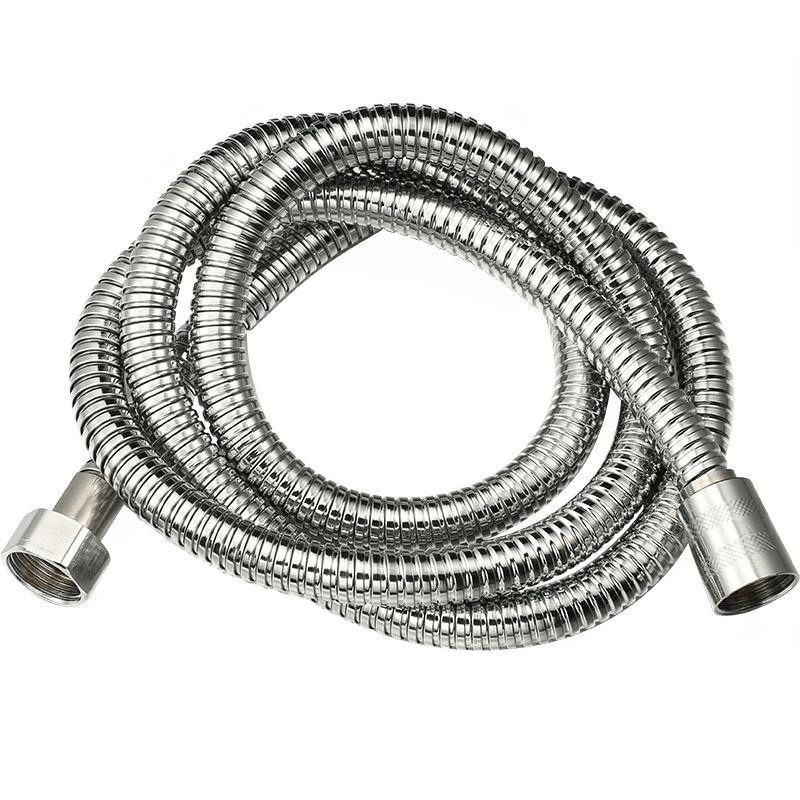 Cross-border showerhead hose, stainless steel metal copper core encrypted explosion-proof pull-out 1.5-meter showerhead hose Item Picture