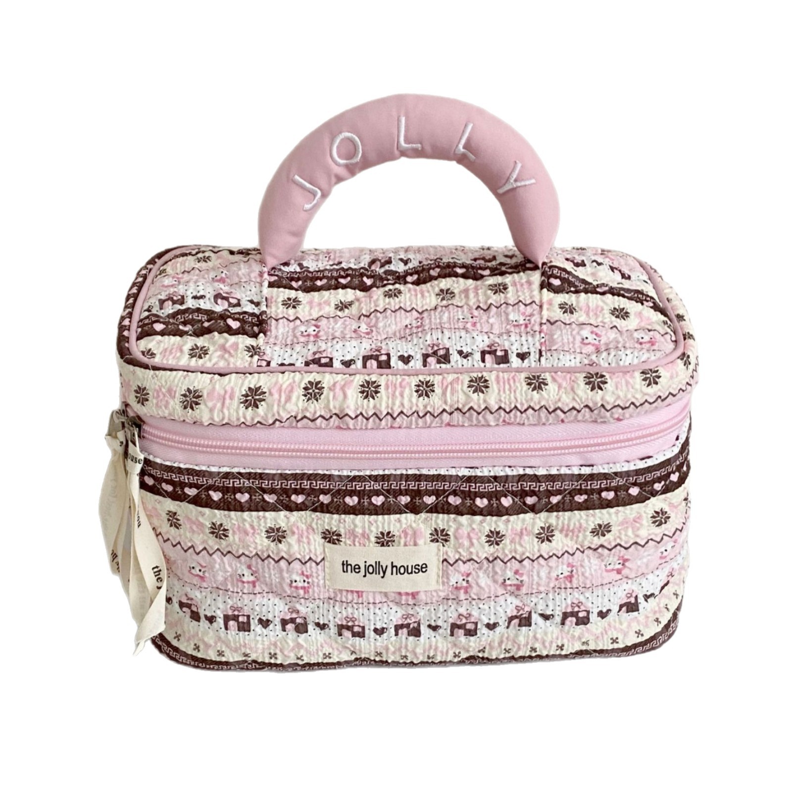 Fair Island Cat storage Bag, makeup bag for women, new large-capacity travel and outing cosmetics storage bag, Toiletry bag Item Picture