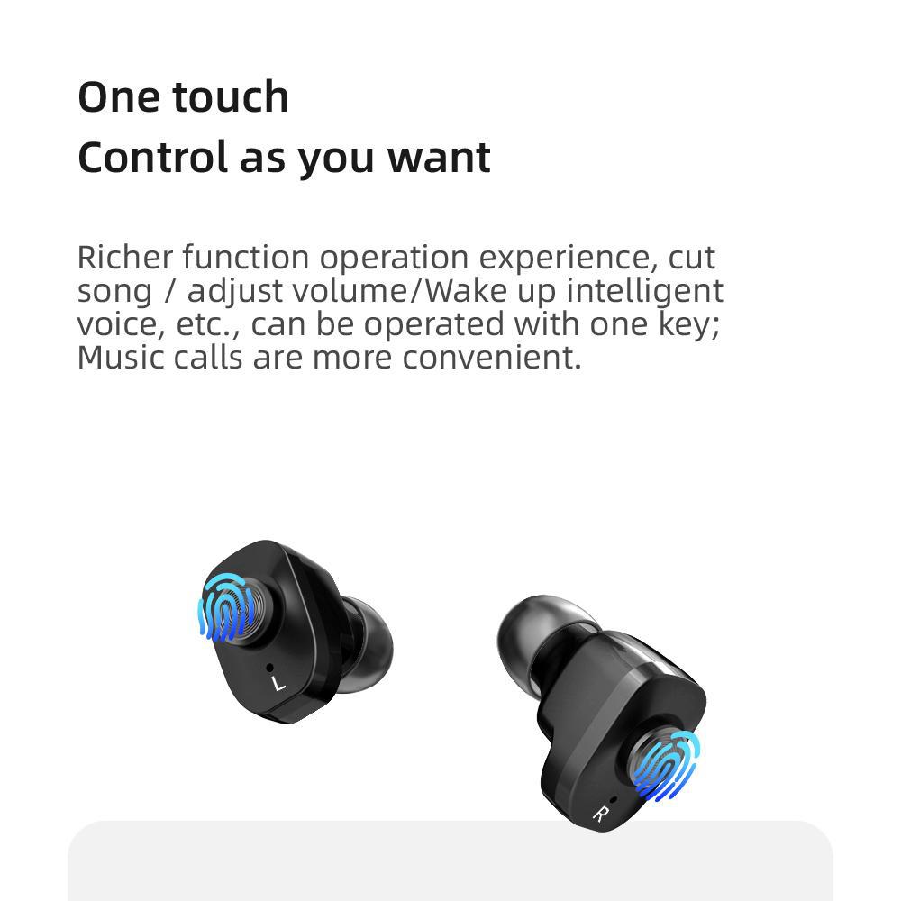 The N8 smartwatch and earphone in one TWS Bluetooth music player fitness band is a cross-border foreign language bestseller details Picture