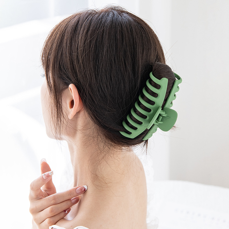 Large bath tray, hair clip, back of the head, medium-sized claw clip, hair clip, headwear, top clip, hair clip, shark clip Specification drawing
