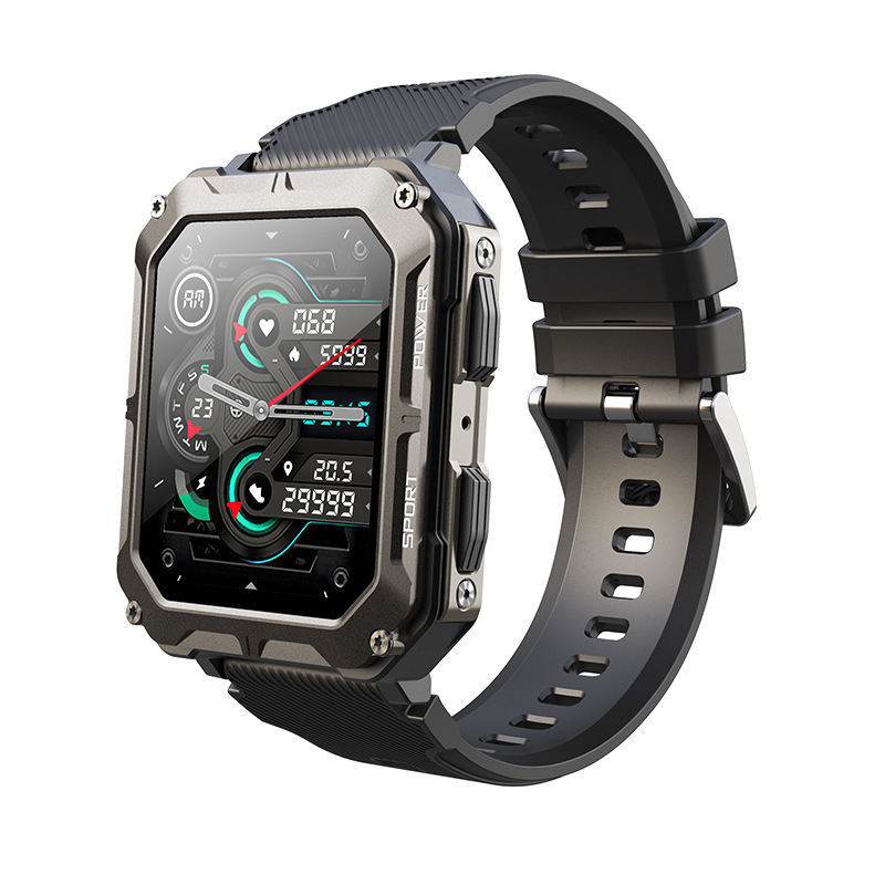 C20pro Bluetooth Call Smartwatch, outdoor three-proof sports, waterproof, step-counting multi-sports smartwatch details Picture