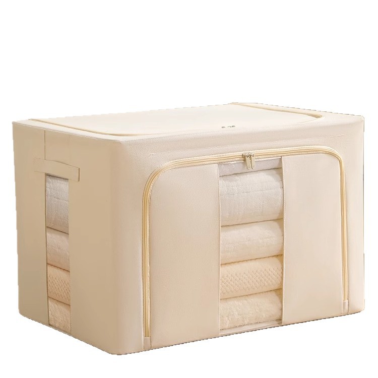 Youna Oxford Cloth storage Box, fabric foldable large-capacity organizing box, bedroom clothes storage, folding storage box Item Picture