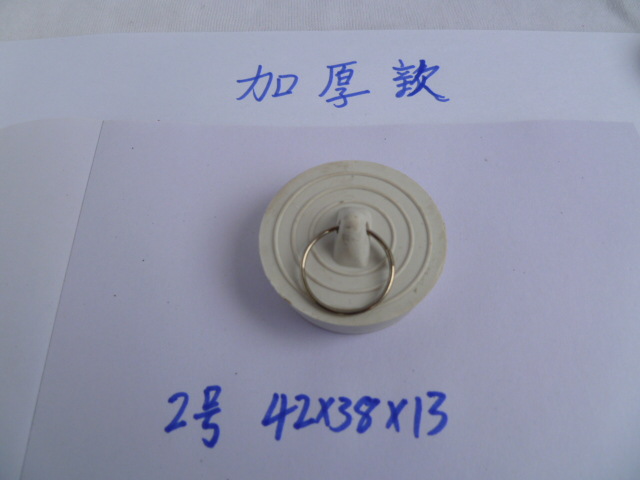 Kitchen sink rubber stopper, white rubber stopper, mop sink, bathtub, sink drain rubber stopper plug Specification drawing