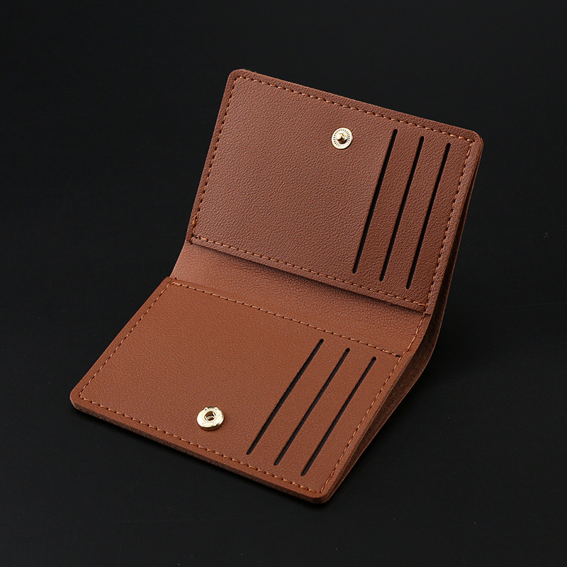 Short 2025 cross-border ins student wallet, driver's license integrated card case, light and thin mini wallet for ladies Application Scenario
