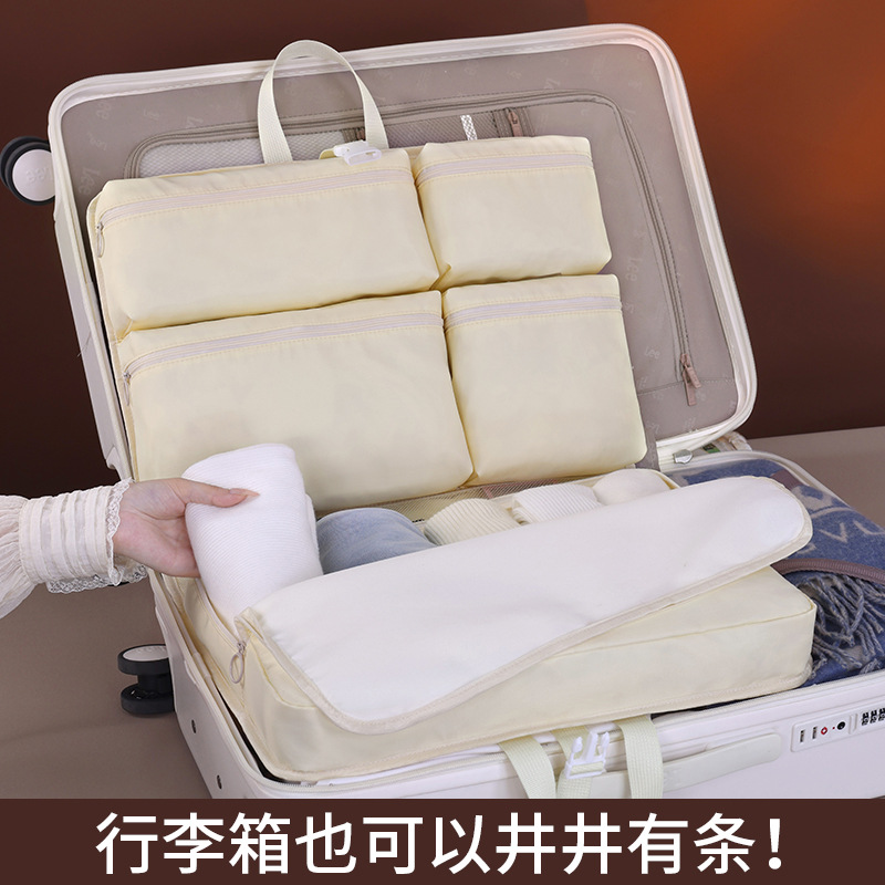 Down jacket travel storage bag, portable suitcase for business trips, 7-in-1 underwear, underpants and close-fitting clothes organizing bag Application Scenario