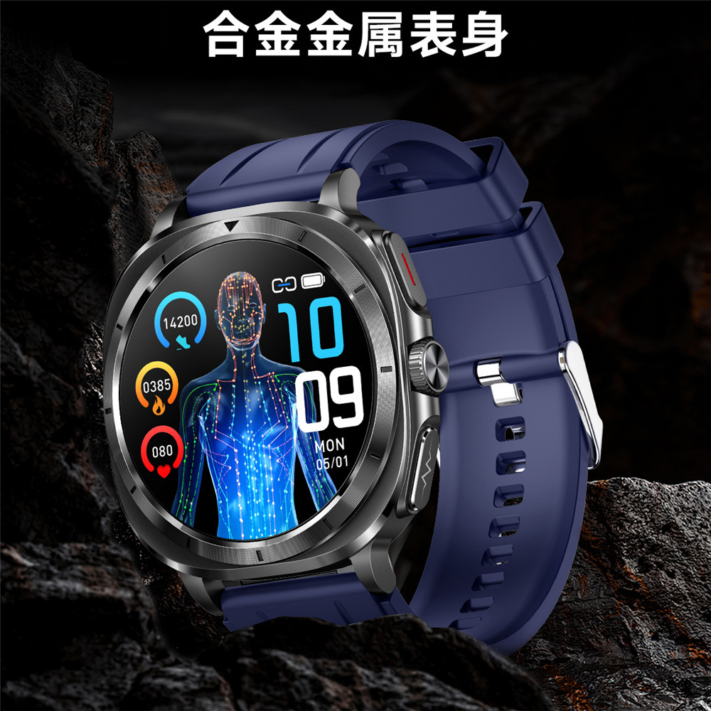 The 2024 new ET492 smartwatch features ECG, Bluetooth calls, blood glucose, body temperature, blood oxygen, outdoor sports, and offline payment Application Scenario