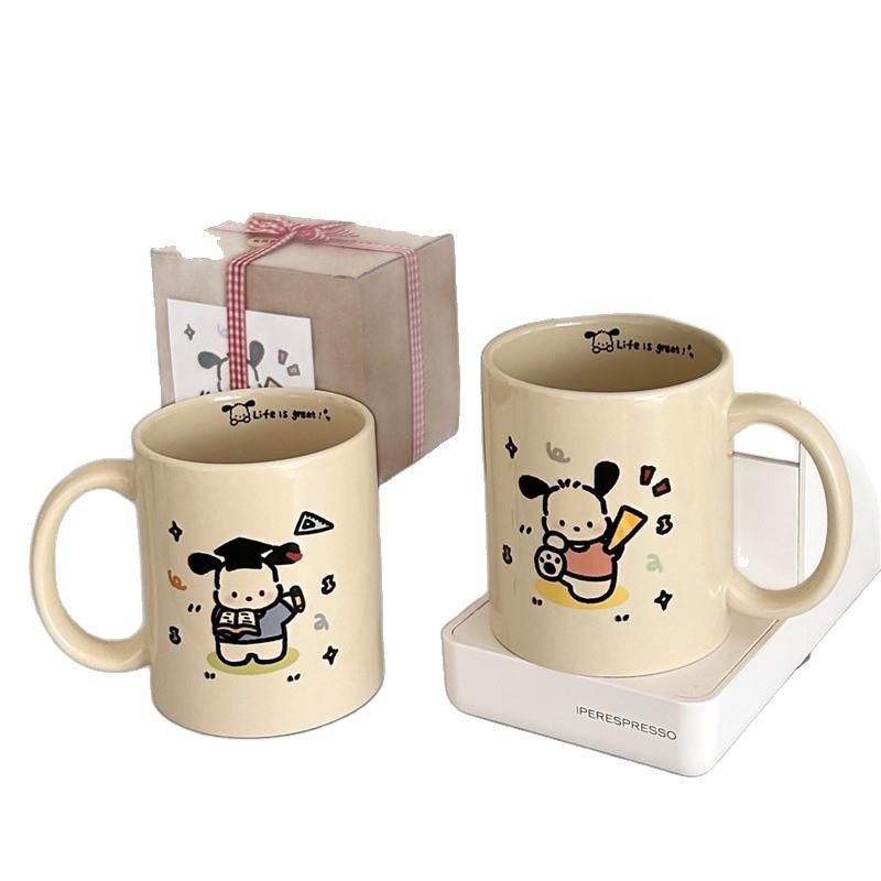 Original design Happy Little Pa Cup, Ins-style home mug, large-capacity coffee cup, girlish water cup Item Picture