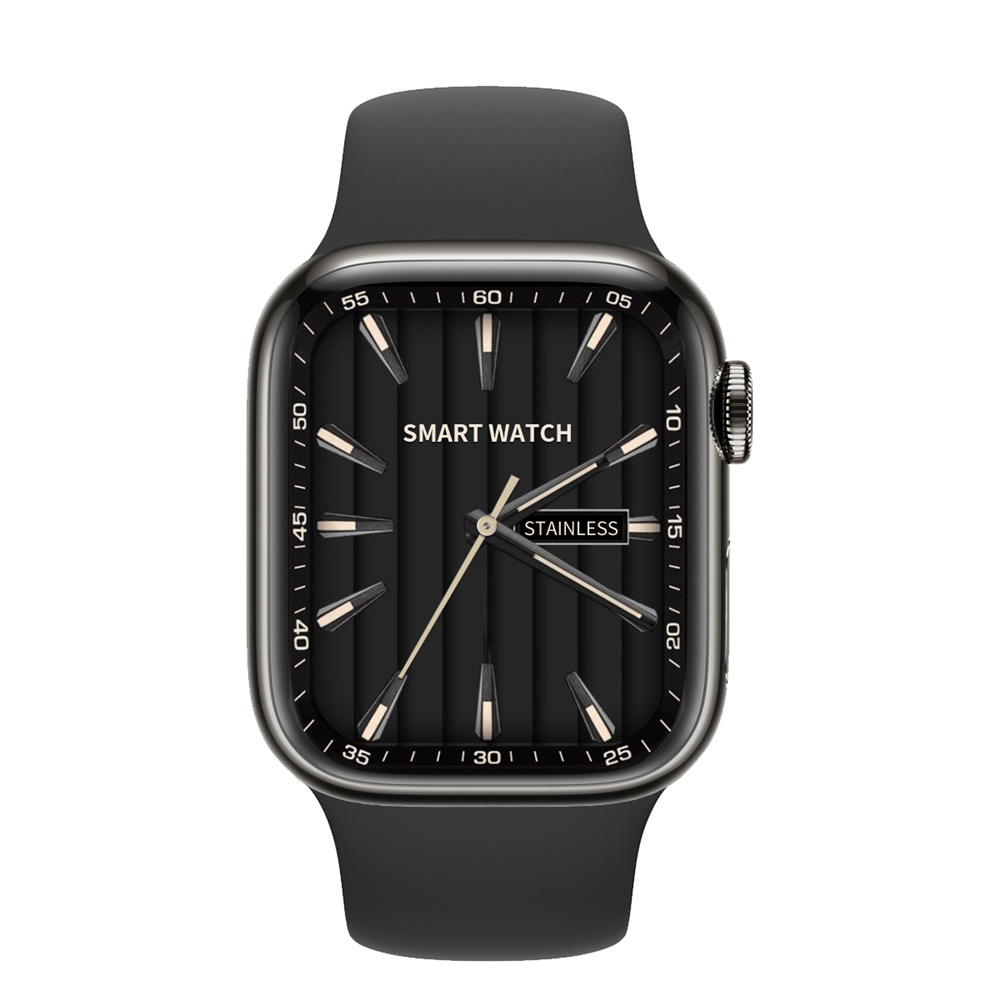 The new cross-border Watch9 max Bluetooth call smartwatch heart rate health exercise wireless charging Huaqiangbei S9 Specification drawing
