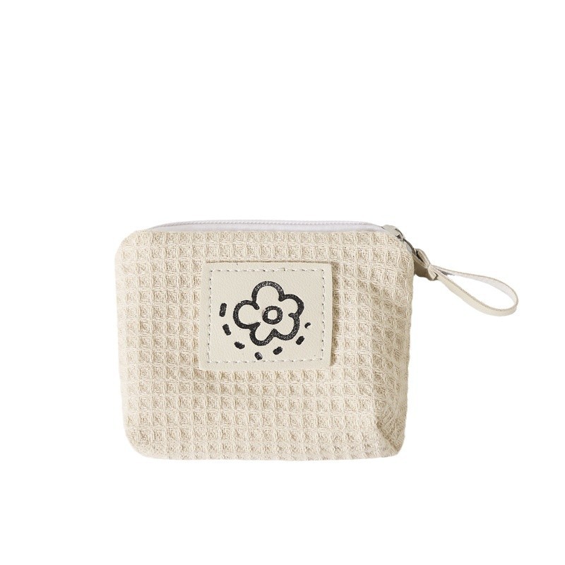 Ailun's cute and simple waffle coin purse is fresh and portable. It's a small handbag for business trips and a cosmetic storage bag for women Item Picture